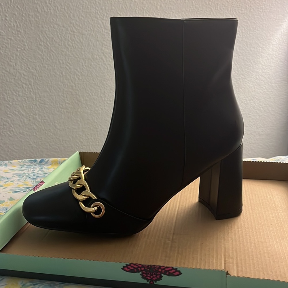 Brash Woman’s Taichi Chain Bootie with Block Heel